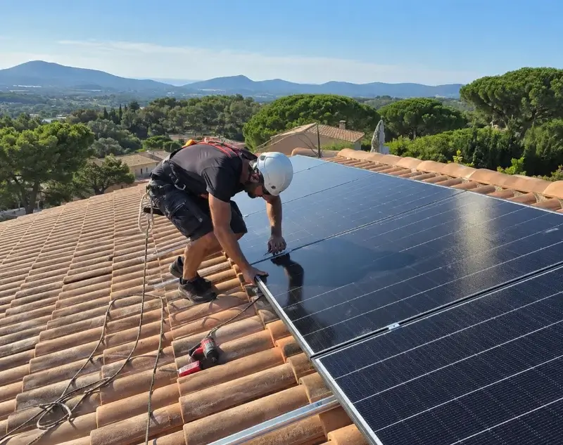 Installateur panneaux solaires Orcier — pose photovoltaïque sur toiture