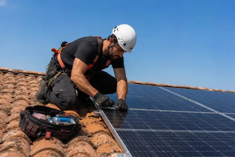 Maintenance et monitoring de panneaux solaires à Orcier