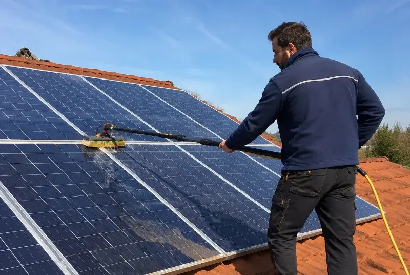 Nettoyage et entretien de panneaux solaires à Orcier