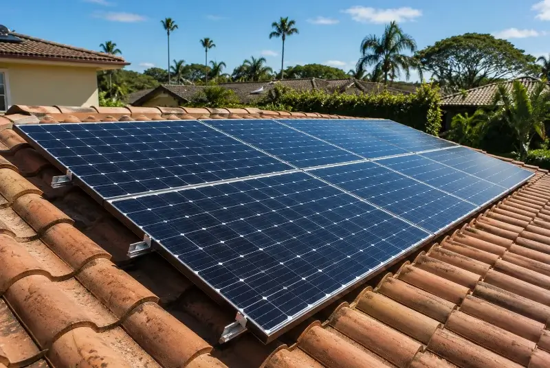 Installation de panneaux solaires à Orcier